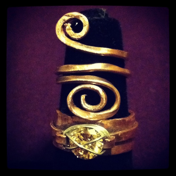 HAND MADE RINGS | OOAK Copper pinkie ring - Picture 7 of 7